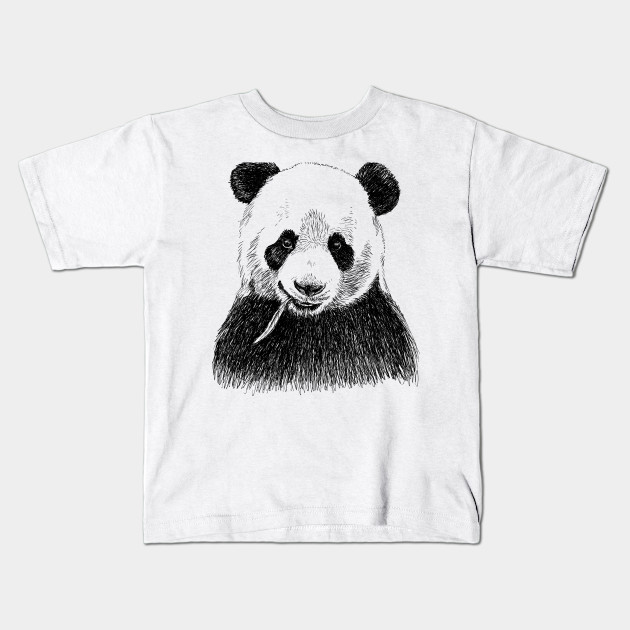 Panda Head Print